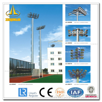 Polygonal Powder Coating High Mast Poles